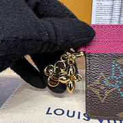 Colestore Louis Vuitton LV Charms Card Holder Monogram Pink 10.2 x 7.3 x 0.3 cm - 5