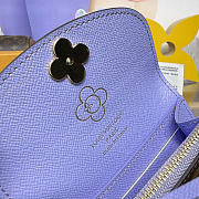 Colestore Louis Vuitton Rosalie Coin Purse Monogram Blue 11x2.5x8cm - 4