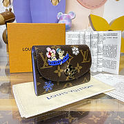 Colestore Louis Vuitton Rosalie Coin Purse Monogram Blue 11x2.5x8cm - 5