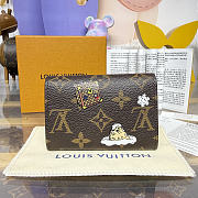 Colestore Louis Vuitton Rosalie Coin Purse Monogram Blue 11x2.5x8cm - 2