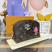 Colestore Louis Vuitton Cosmetic Pouch PM Monogram Pink M15359 19x6x12cm - 5
