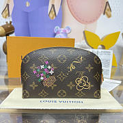 Colestore Louis Vuitton Cosmetic Pouch PM Monogram Pink M15359 19x6x12cm - 4