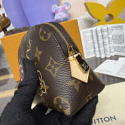 Colestore Louis Vuitton Cosmetic Pouch PM Monogram Pink M15359 19x6x12cm - 3