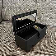 Colestore Chanel Vintage Chanel Rectangular Vanity Box Black 22x10x8.5cm - 6