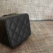 	 Colestore Chanel Vintage Chanel Rectangular Vanity Box Black 11x9.5x8.5cm - 2