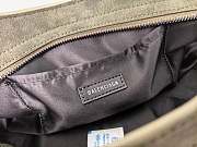 Colestore Balenciaga Le City Bag East-West in Army Green Suede Calfskin Brass Hardware 32x9x17cm - 2