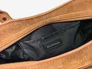 Colestore Balenciaga Le City Bag East-West in Camel Suede Calfskin Brass Hardware 32x9x17cm - 2