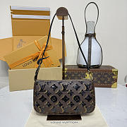 Colestore Louis Vuitton Pochette Accessoires Monogram Black M26473 23.5x4x13.5cm - 4