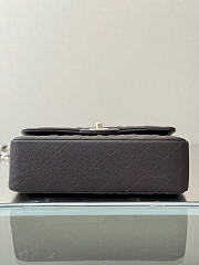 Colestore Chanel Classic Flap Bag Dark Brown Caviar Leather 23x14.5x6cm - 6