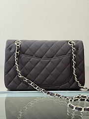 Colestore Chanel Classic Flap Bag Dark Brown Caviar Leather 23x14.5x6cm - 3