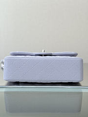 Colestore Chanel Classic Flap Bag Lilac Caviar Leather 23x14.5x6cm - 4