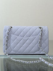 Colestore Chanel Classic Flap Bag Lilac Caviar Leather 23x14.5x6cm - 2