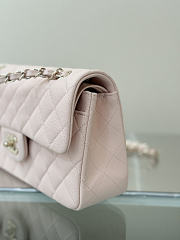 Colestore Chanel Classic Flap Bag Rose Sakura Caviar Leather 23x14.5x6cm - 6