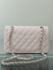 Colestore Chanel Classic Flap Bag Rose Sakura Caviar Leather 23x14.5x6cm - 2