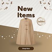 Colestore Louis Vuitton Cape Coat Luxury Beige - 1