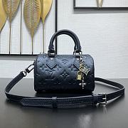 Colestore Louis Vuitton Nano Speedy Monogram Empreinte Navy M26510 16 x 7.5 x 10cm  - 1