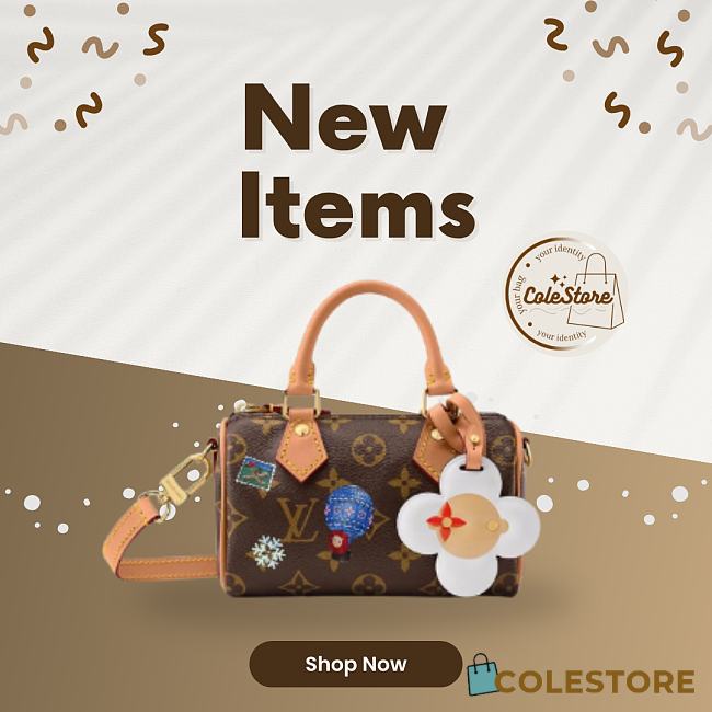 Colestore Louis Vuitton Vivienne Nano Speedy Monogram M15330 16x7.5x10cm - 1