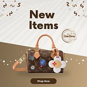Colestore Louis Vuitton Vivienne Nano Speedy Monogram M15330 16x7.5x10cm - 1