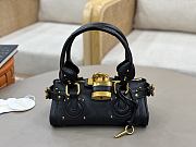Colestore Chloé Small Paddington Bag In Grained Leather Black 26x12x12cm - 1