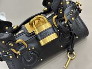 Colestore Chloé Small Paddington Bag In Grained Leather Black 26x12x12cm - 3