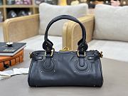 Colestore Chloé Paddington Bag In Grained Leather Black 36x18x16cm - 5