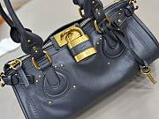 Colestore Chloé Paddington Bag In Grained Leather Black 36x18x16cm - 3