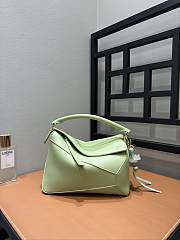 Colestore Loewe Small Puzzle Edge bag in Classic Calfskin Mint Green 24x10x14cm - 1