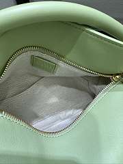 Colestore Loewe Small Puzzle Edge bag in Classic Calfskin Mint Green 24x10x14cm - 4