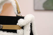 Colestore Hermes Kelly Mini Pelliccia Black 28cm - 6