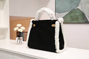 Colestore Hermes Kelly Mini Pelliccia Black 28cm - 3