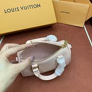 Colestore Louis Vuitton Nano Speedy Monogram Empreinte Pink White 16 x 7.5 x 10cm  - 6