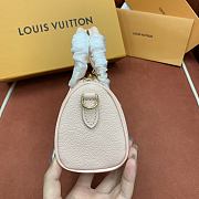 Colestore Louis Vuitton Nano Speedy Monogram Empreinte Pink White 16 x 7.5 x 10cm  - 4