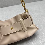 Colestore Balmain Mini Anthem bag in Beige Leather 30x9x12cm - 2