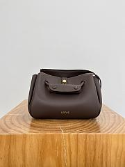 Colestore Loewe Small Madrid bag in Supple Calfskin Dark Brown 23.5x19x10cm - 1
