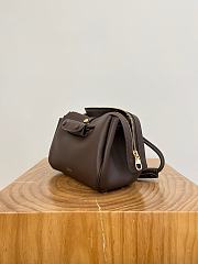 Colestore Loewe Small Madrid bag in Supple Calfskin Dark Brown 23.5x19x10cm - 5