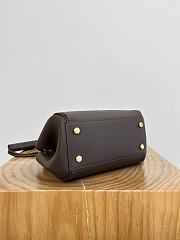 Colestore Loewe Small Madrid bag in Supple Calfskin Dark Brown 23.5x19x10cm - 2