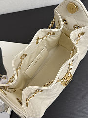 Colestore Chanel 25 Mini Handbag Grained Calfskin & Gold-Tone Metal Cream 20x22x12.5cm - 2