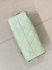 Colestore Chanel 25 Mini Handbag Grained Calfskin & Gold-Tone Metal Baby Green 20x22x12.5cm - 6