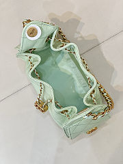 Colestore Chanel 25 Mini Handbag Grained Calfskin & Gold-Tone Metal Baby Green 20x22x12.5cm - 5