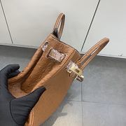 Colestore Hermes Birkin 30 in Brown Ostrich 30cm - 6