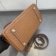 Colestore Hermes Birkin 30 in Brown Ostrich 30cm - 3