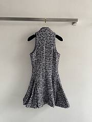 Colestore Balmain Sleeveless Flared Tweed Dress - 5