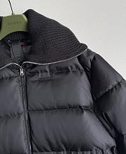 Colestore Gucci Gabardine Fine Nylon Jacket with Logo in Black  - 2