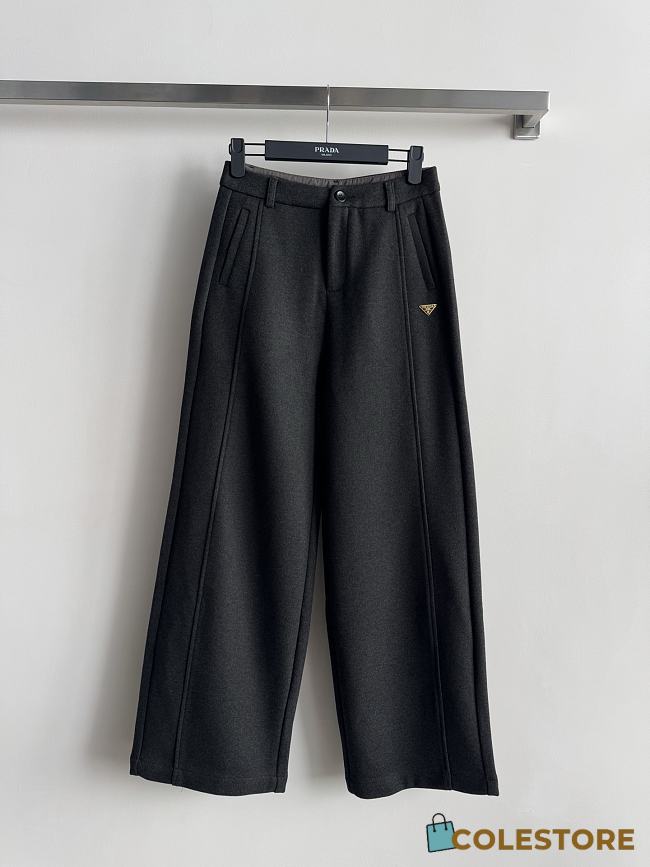 Colestore Prada Black Wide-leg Trousers - 1