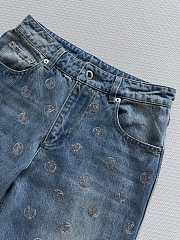 Colestore Louis Vuitton Sequin Logo Bootcut Jeans - 3