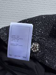 Colestore Chanel Trousers Glittered Tweed, Black  - 5