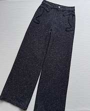 Colestore Chanel Trousers Glittered Tweed, Black  - 3