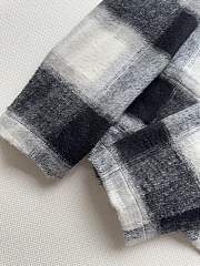 Colestore Loewe Plaid Shirt Jacket Wool Blend Fabric - 6