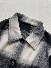 Colestore Loewe Plaid Shirt Jacket Wool Blend Fabric - 5