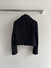 Colestore Chanel Jacket - Glittered Wool Tweed, Black - 5